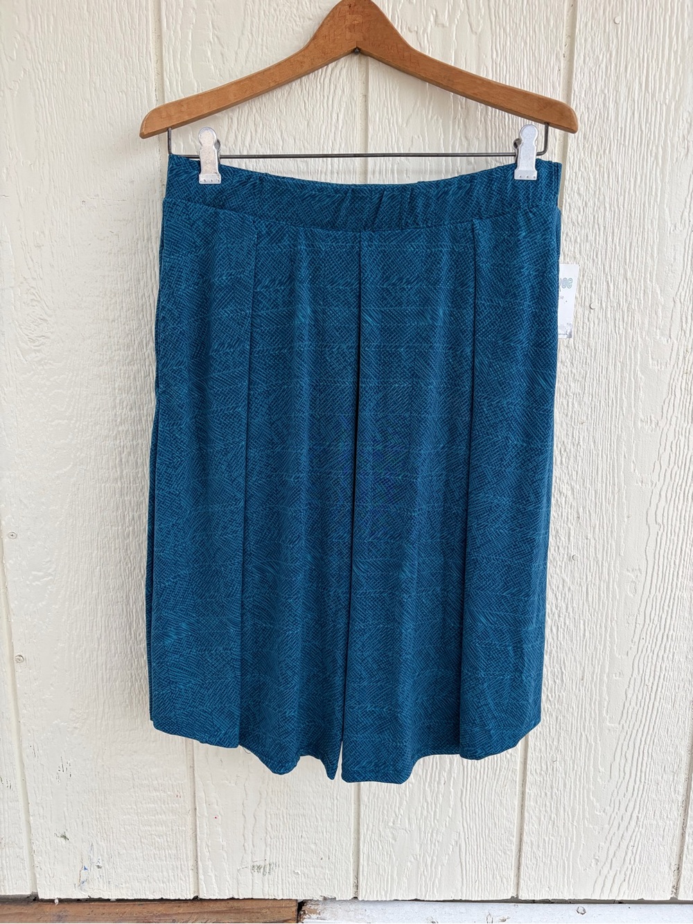 LuLaRoe Teal Midi Pleated Skirt Women’s Size XL